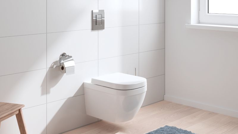 Miska WC Grohe Euro Ceramic biała, spłukiwanie wirowe, deska wolnoopadająca, 1 szt.