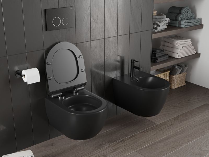 Miska wc Mexen Carmen czarna 49x36,5x34 cm 1 szt.