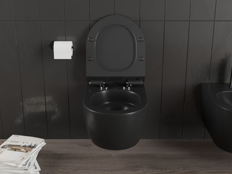 Miska wc Mexen Carmen czarna 49x36,5x34 cm 1 szt.
