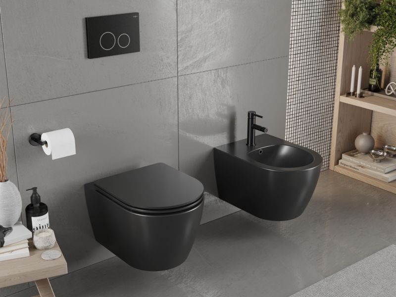 Miska wc Mexen Carmen czarna 49x37x34 cm 1 szt.