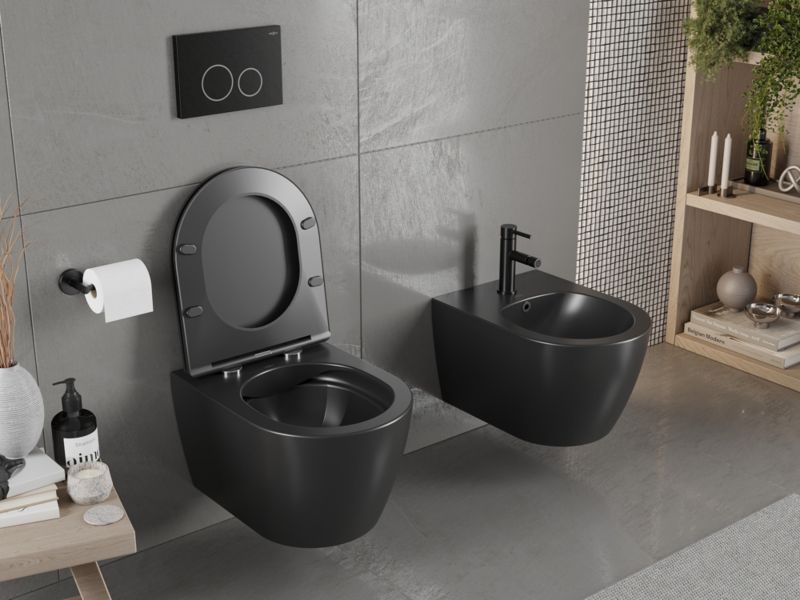 Miska wc Mexen Carmen czarna 49x37x34 cm 1 szt.