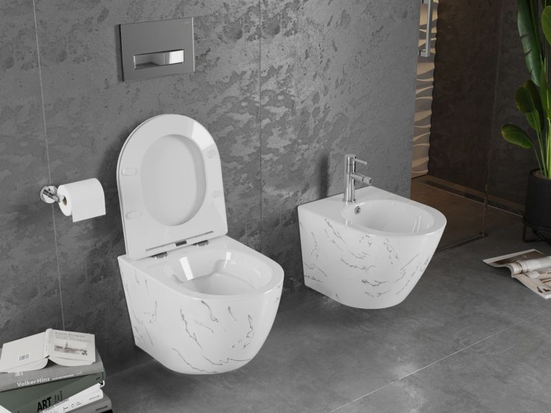 Miska wc Mexen Lena biały kamień 48x36x35 cm 1 szt.