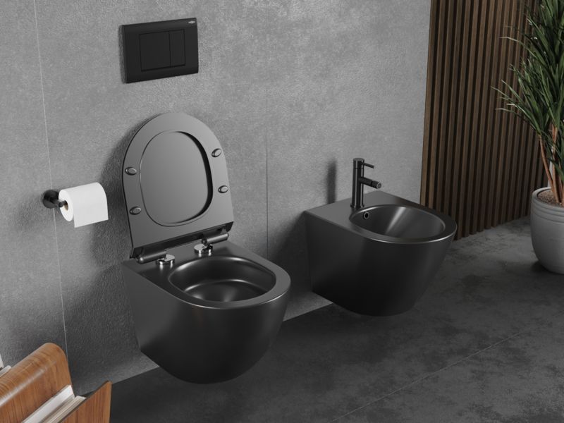 Miska wc Mexen Lena czarna 49x36x34 cm 1 szt.