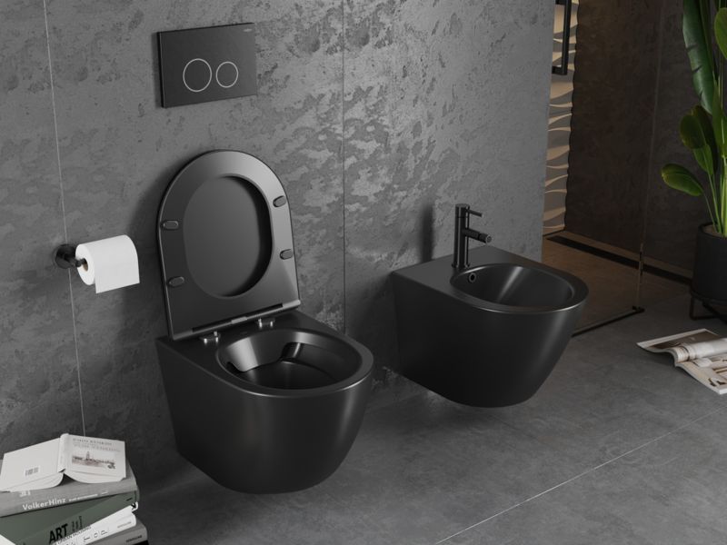 Miska wc Mexen Lena czarna mat 48x36 cm 1 szt.