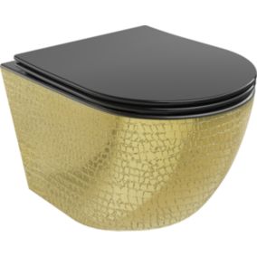 Miska wc Mexen Lena czarna/złota 48x36x35,5 cm 1 szt.