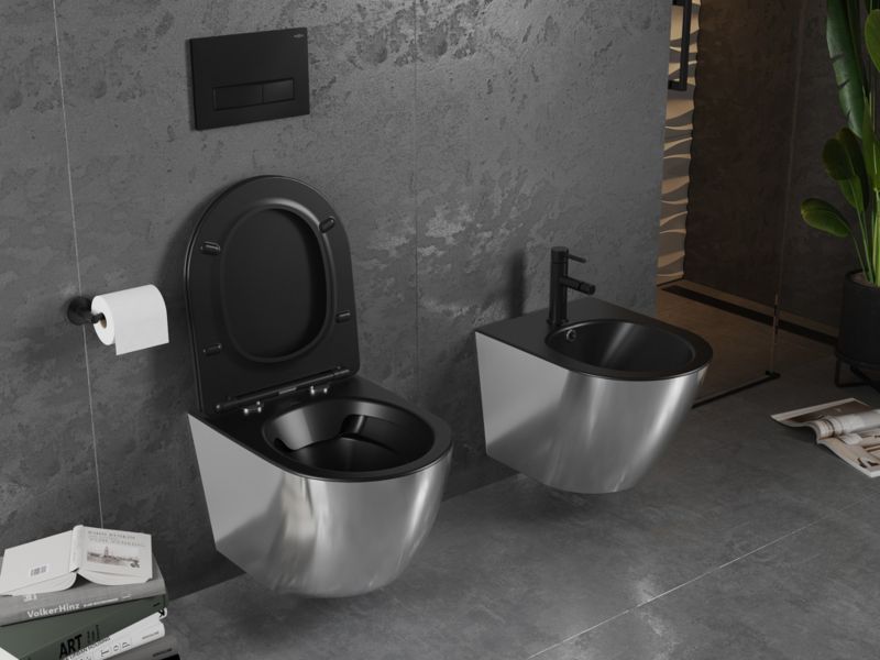 Miska wc Mexen Lena czarny/srebrny 48x36x35,5 cm 1 szt.