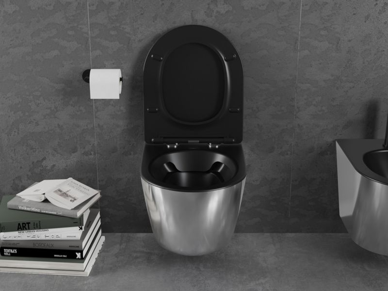 Miska wc Mexen Lena czarny/srebrny 48x36x35,5 cm 1 szt.