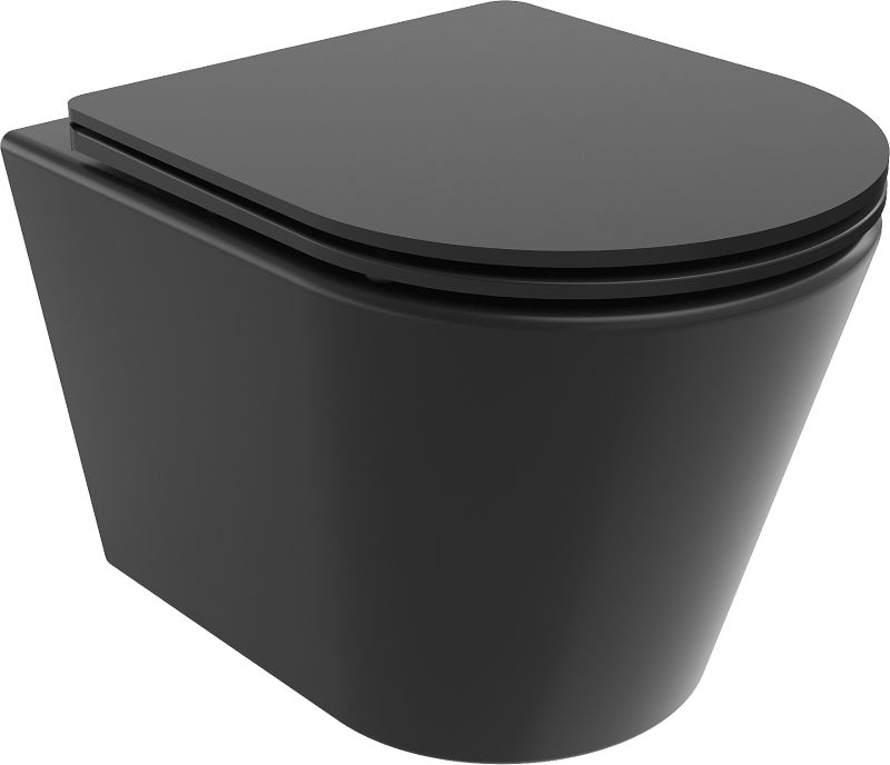 Miska WC Mexen Rico czarna 48x36x37 cm 1 szt.