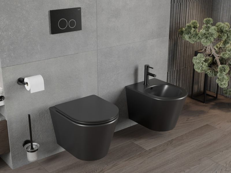Miska WC Mexen Rico czarna 48x36x37 cm 1 szt.