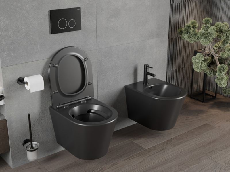 Miska WC Mexen Rico czarna 48x36x37 cm 1 szt.