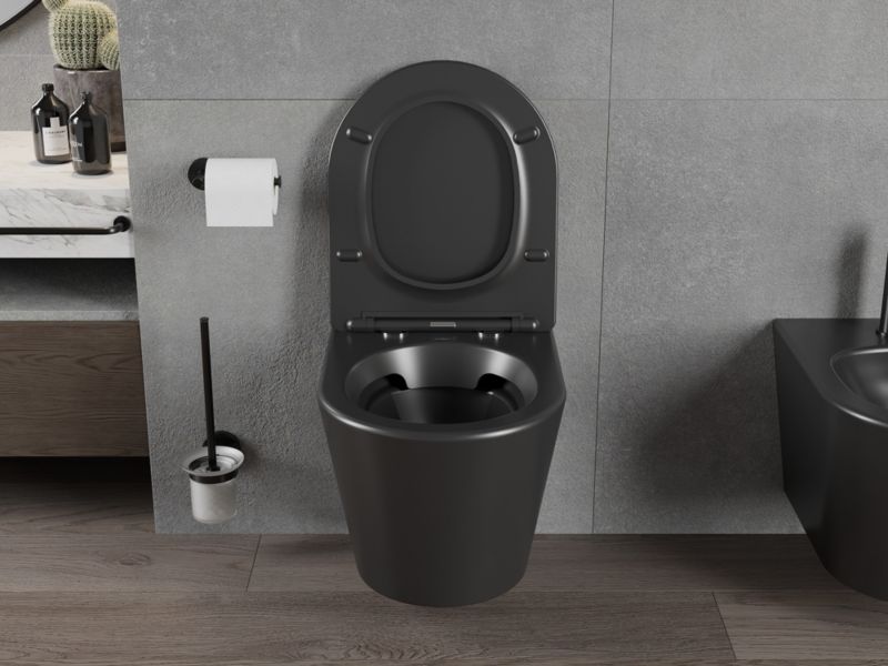 Miska WC Mexen Rico czarna 48x36x37 cm 1 szt.