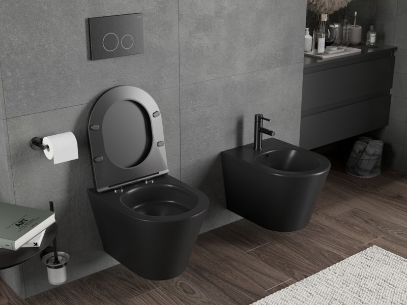 Miska wc Mexen Rico czarna 49x36x37 cm 1 szt.