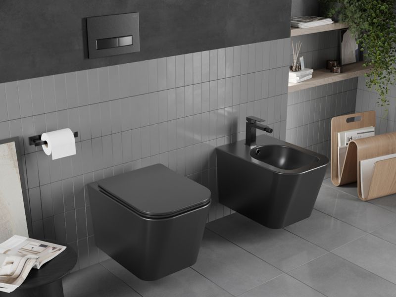 Miska wc Mexen Teo czarna mat 51x34,5 cm 1 szt.