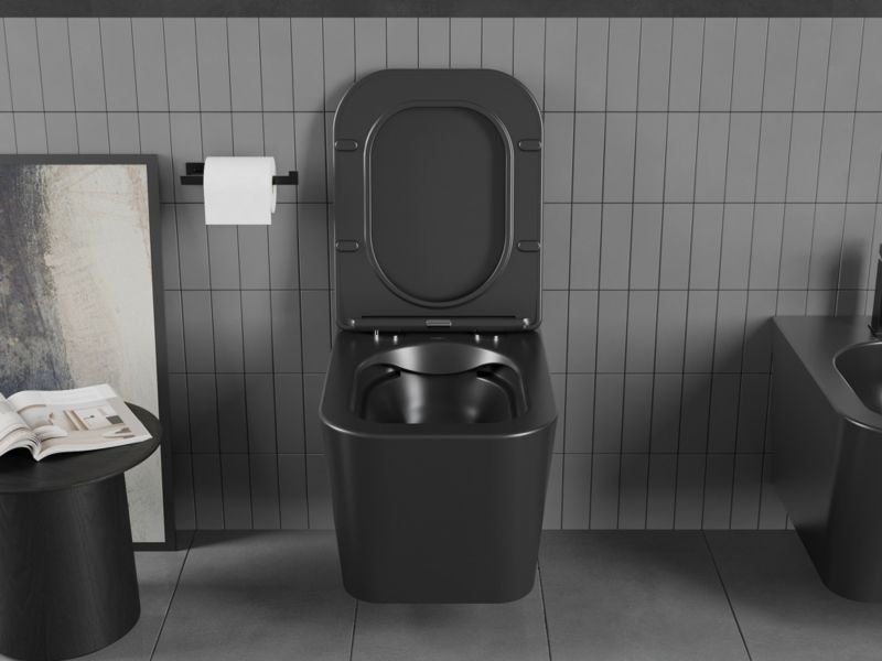 Miska wc Mexen Teo czarna mat 51x34,5 cm 1 szt.