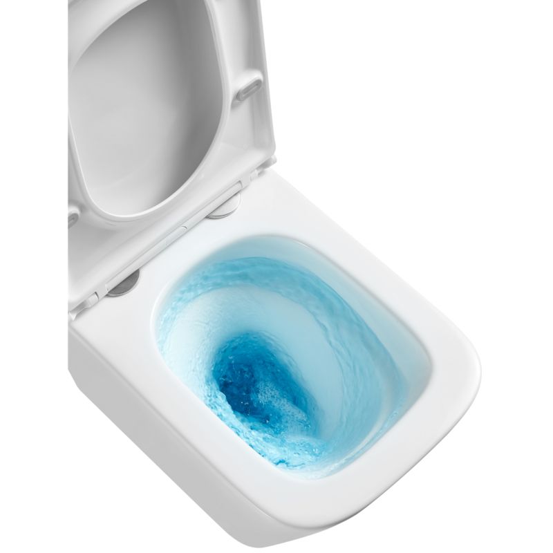 Miska WC podwieszana Invena Florina z systemem cichego spłukiwania QFS i deską wolnoopadającą 1 szt.