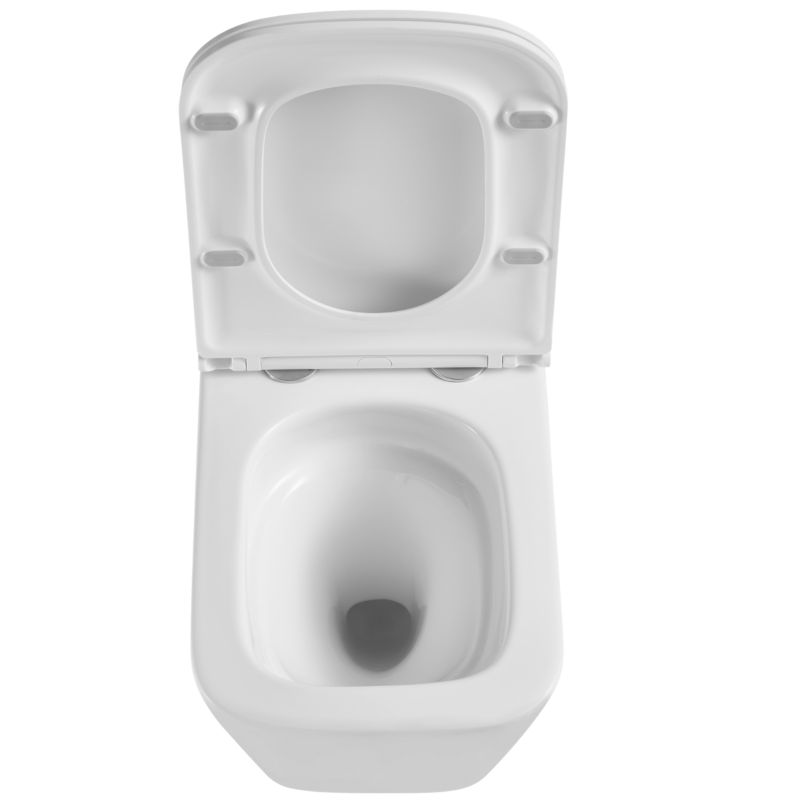 Miska WC podwieszana Invena Florina z systemem cichego spłukiwania QFS i deską wolnoopadającą 1 szt.