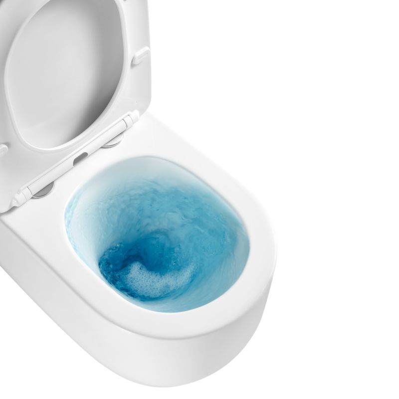 Miska WC podwieszana Invena Korfu z systemem cichego spłukiwania QFS i deską wolnoopadającą 1 szt.