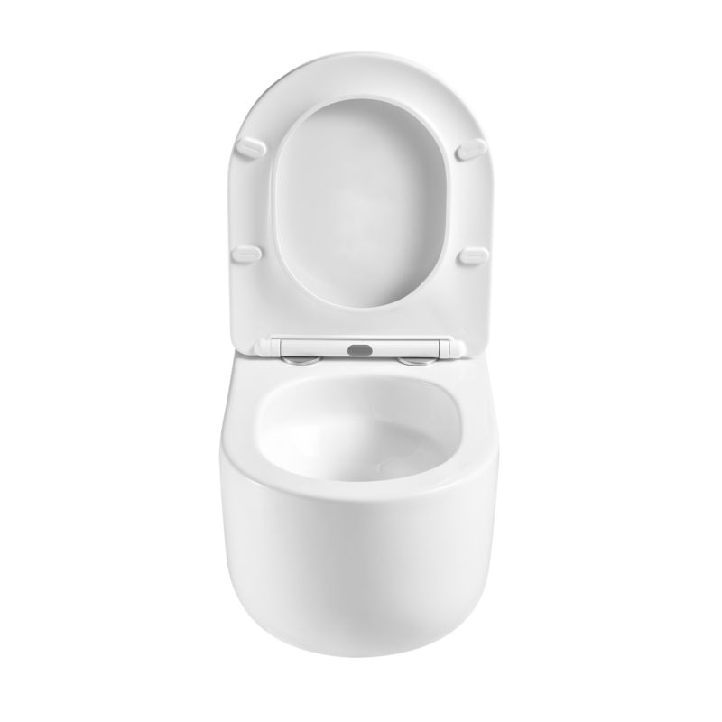 Miska WC podwieszana Invena Korfu z systemem cichego spłukiwania QFS i deską wolnoopadającą 1 szt.