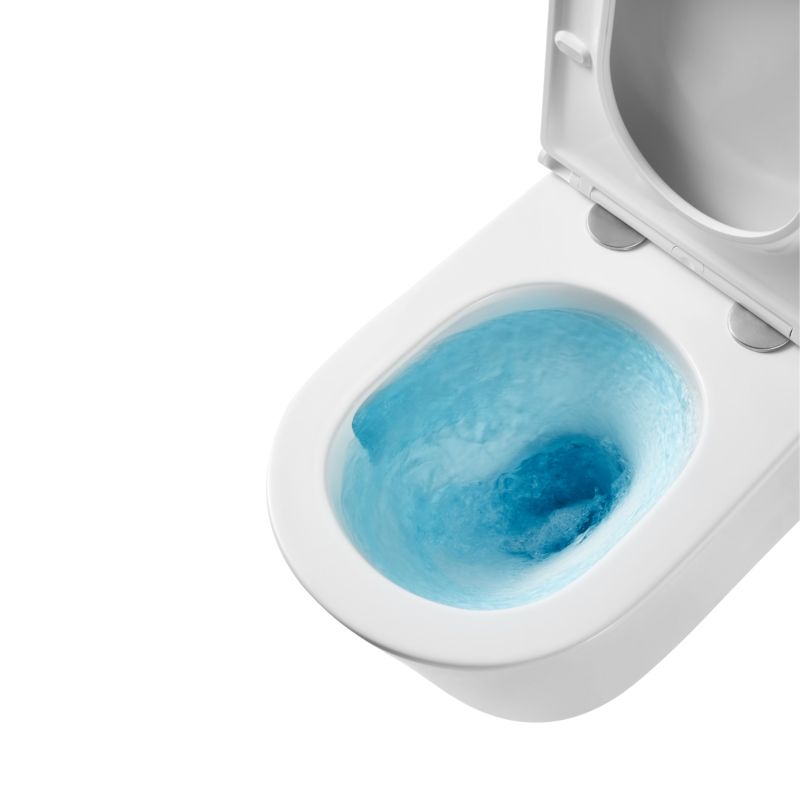 Miska WC podwieszana Invena Limnos z systemem cichego spłukiwania QFS i deską wolnoopadającą 1 szt.
