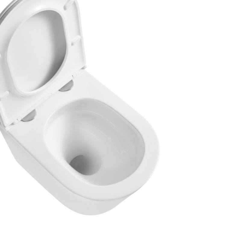Miska WC podwieszana Invena Limnos z systemem cichego spłukiwania QFS i deską wolnoopadającą 1 szt.