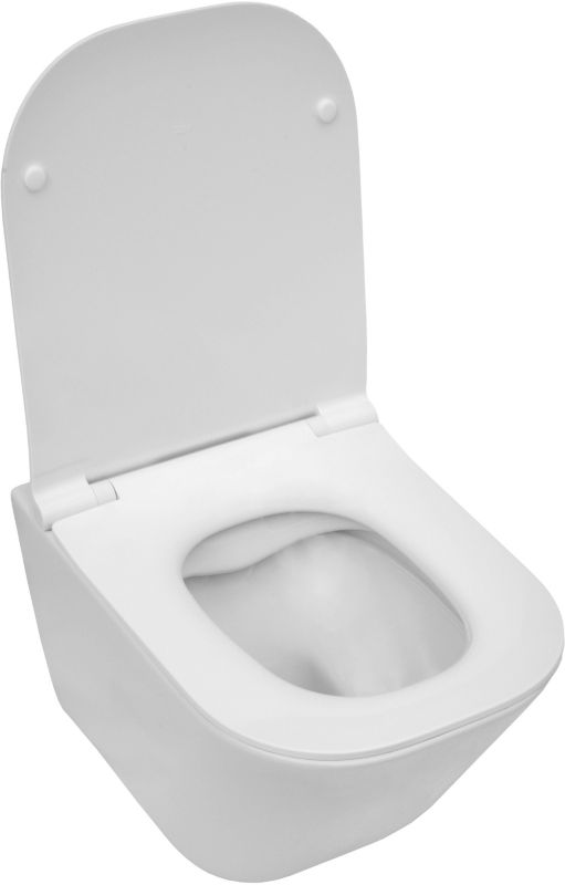 Miska WC Roca Gap wisząca Rimless z deską wolnoopadającą biała 48 cm 1 szt.