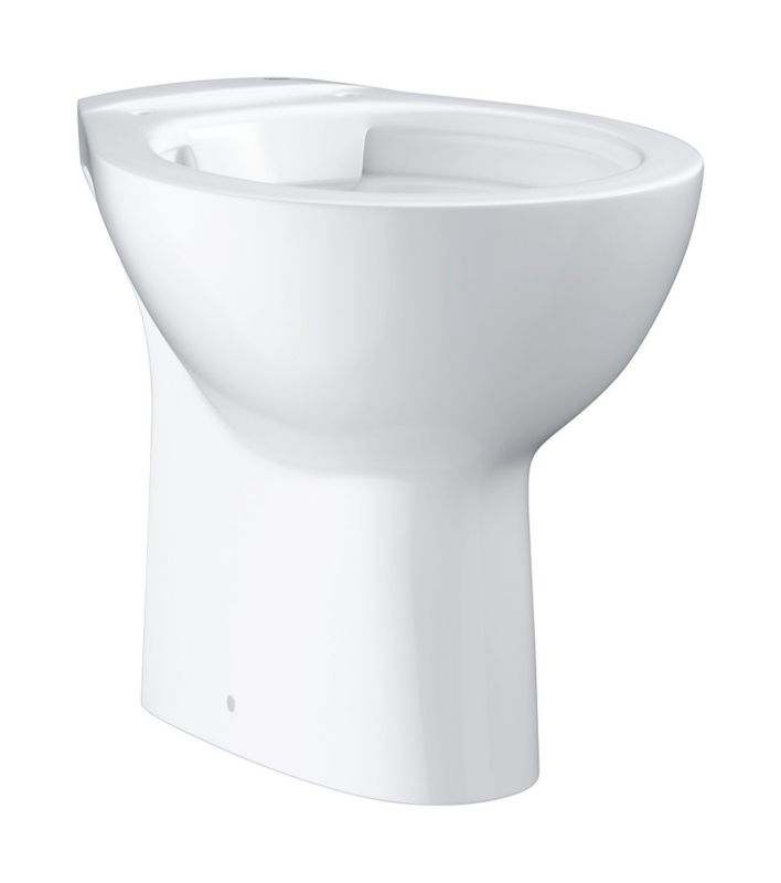 Grohe Bau Keramická toaletní mísa stojací, bez okraje, bílá, svislý odtok, 1 ks.