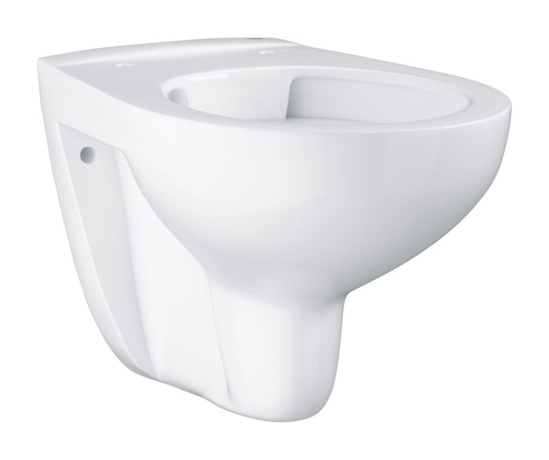 Grohe Bau Keramická WC mísa závěsná, bez okraje, bílá, 53x37 cm, oválná, 1 ks.