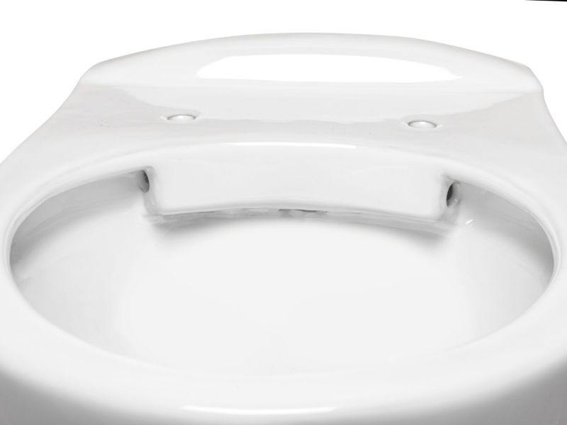 Miska wc wisząca Kerra Doris bezkołnierzowa biała z deską duroplast 1 szt.