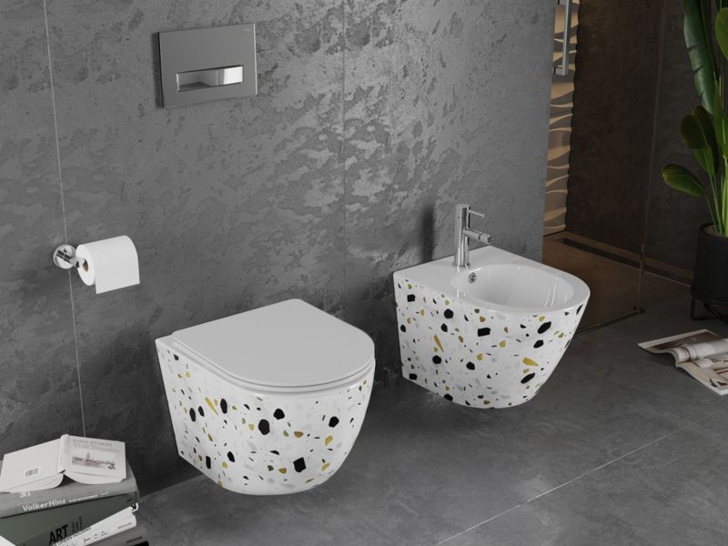 Miska wc Wisząca Mexen Lena Biały kamień 48x36x35 cm 1 szt.