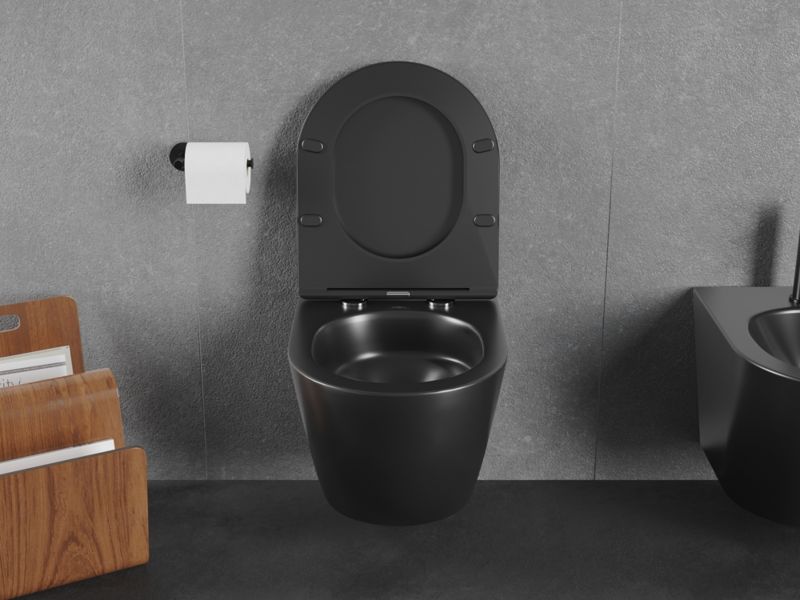 Miska wc wisząca Mexen Lena czarny 49x36 cm 1 szt.