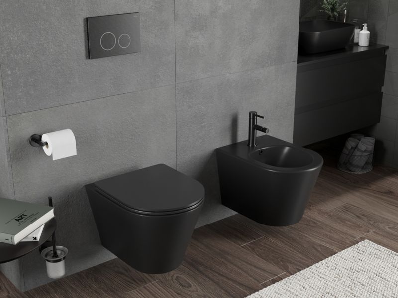 Miska wc wisząca Mexen Rico czarna 49x36 cm 1 szt.