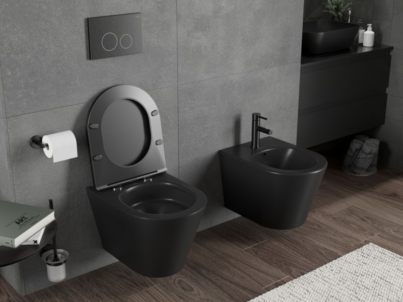 Miska wc wisząca Mexen Rico czarna 49x36 cm 1 szt.