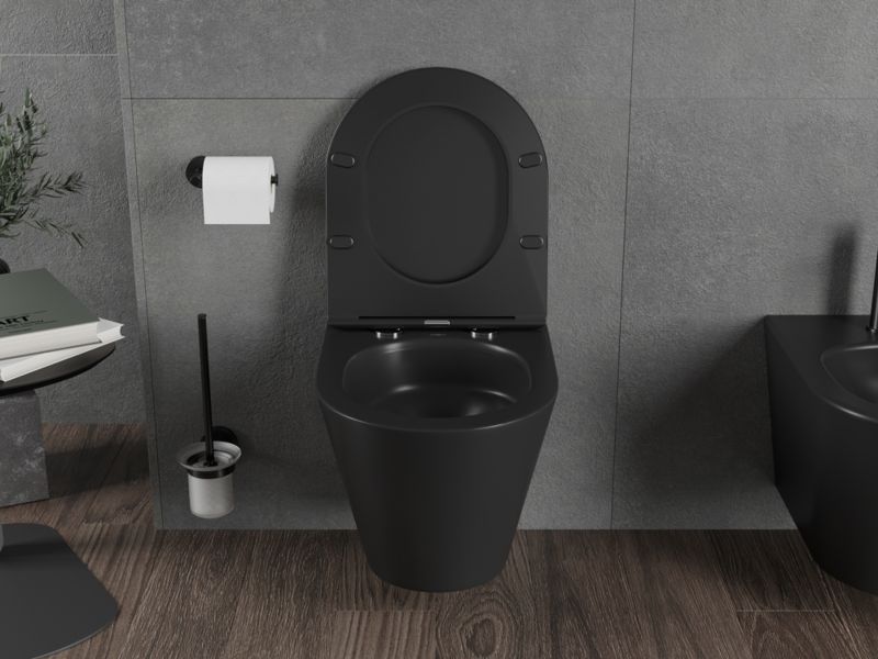 Miska wc wisząca Mexen Rico czarna 49x36 cm 1 szt.