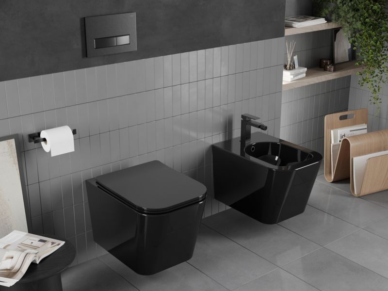Miska wc wisząca Mexen Teo czarna 51x34,5 cm 1 szt.