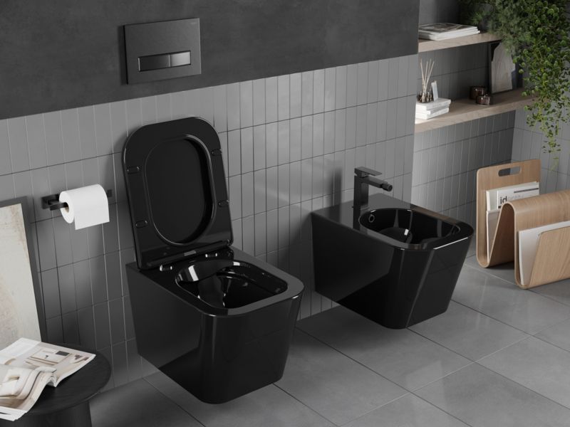 Miska wc wisząca Mexen Teo czarna 51x34,5 cm 1 szt.