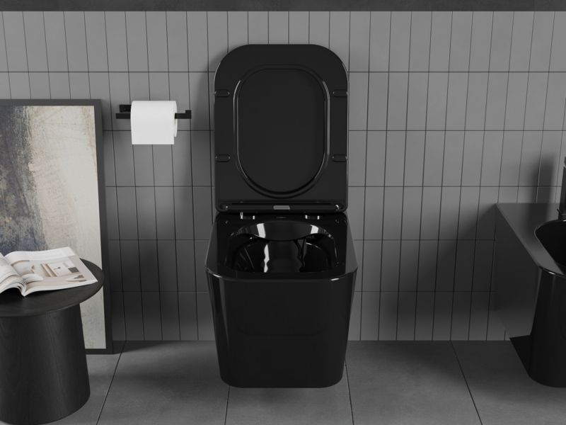 Miska wc wisząca Mexen Teo czarna 51x34,5 cm 1 szt.