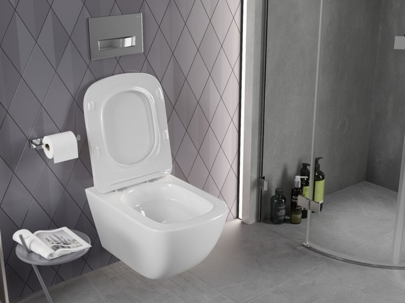 Miska wc wisząca Mexen Timo biały 55,5x37x33,5 cm 1 szt.