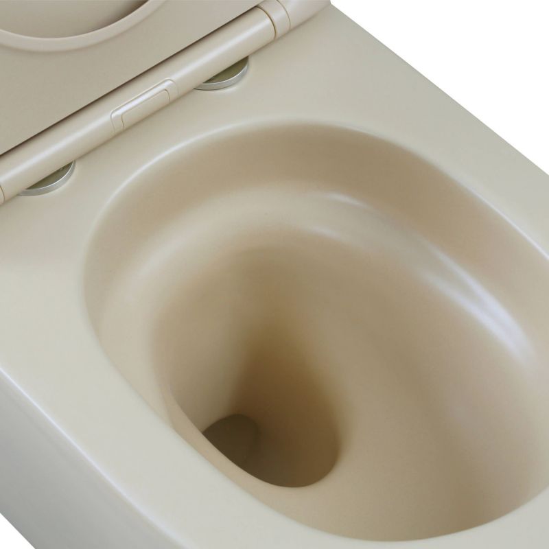 Miska WC Wisząca Musza Klozetowa Podwieszana QFS INVENA Tavro Cappuccino