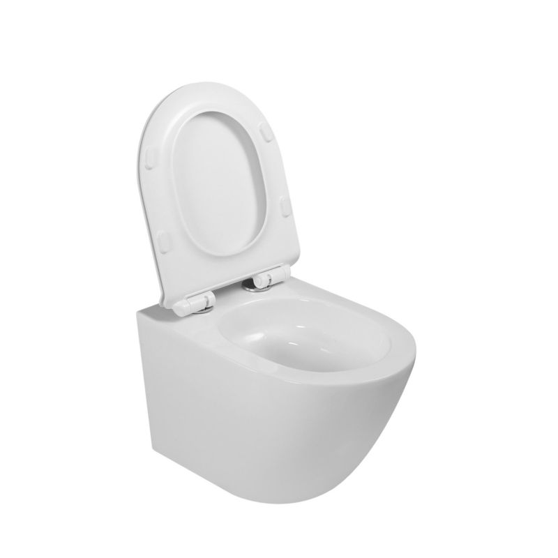 Miska WC Wisząca Musza Klozetowa Podwieszana System QFS INVENA Tavro Biała