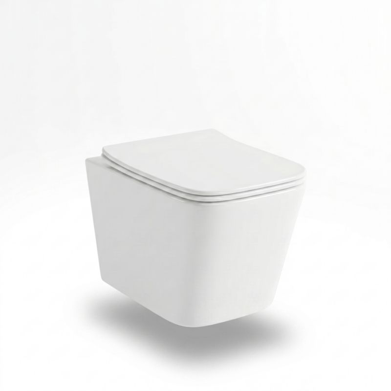 Miska wc wisząca z deską wolnoopadającą duroplast Helmken 35120001 (Biała), 1 szt