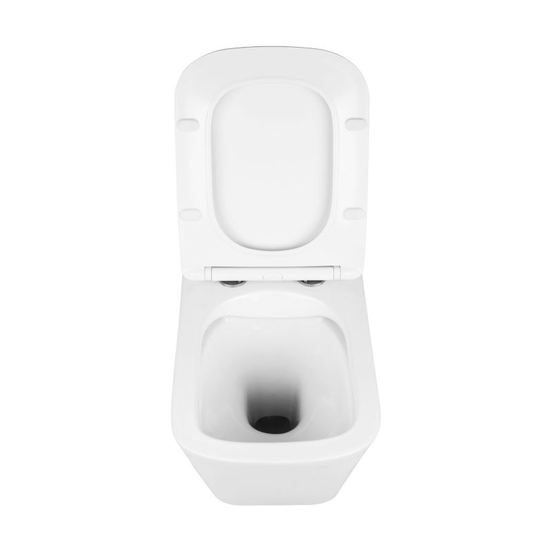 Miska WC wisząca Bravia bezkołnierzowa biała