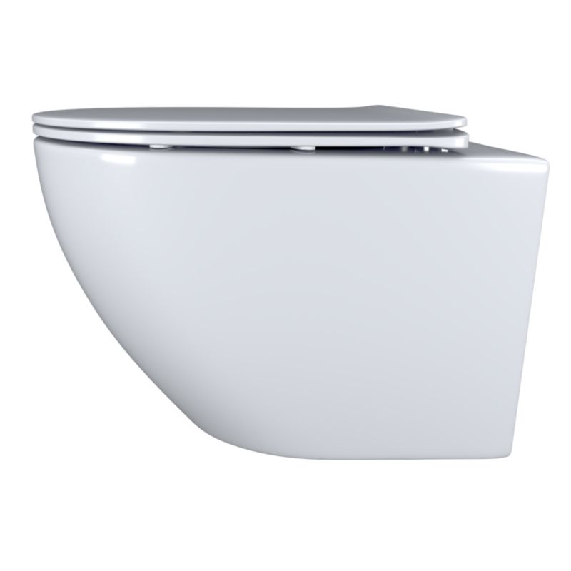 Miska WC wisząca Durasan Nova wirowa bezkołnierzowa z deską wolnoopadającą