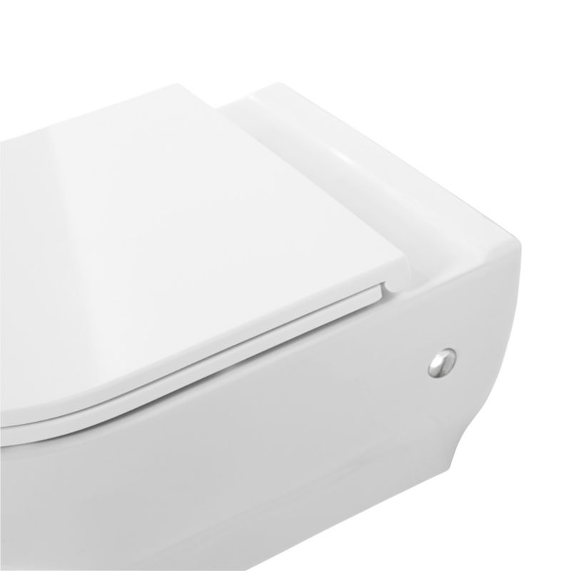 Miska WC wisząca GoodHome Cavally bezkołnierzowa z deską wolnoopadającą z duroplastu