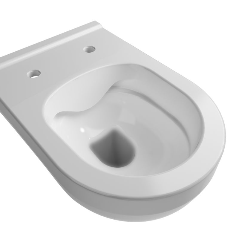 Miska WC wisząca GoodHome Cavally bezkołnierzowa z deską wolnoopadającą