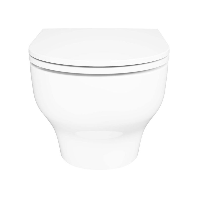Miska WC wisząca GoodHome Cavally wirowa bezkołnierzowa z deską wolnoopadającą