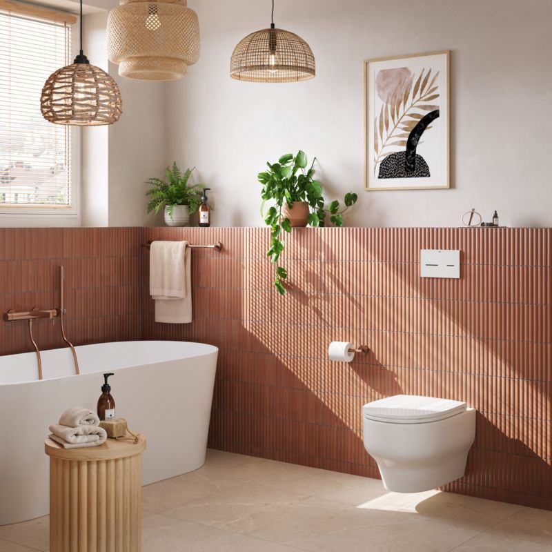 Miska WC wisząca GoodHome Cavally wirowa bezkołnierzowa z deską wolnoopadającą