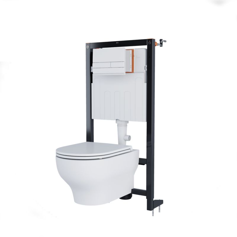 Miska WC wisząca GoodHome Cavally wirowa bezkołnierzowa z deską wolnoopadającą