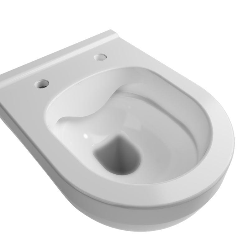 Miska WC wisząca GoodHome Cavally z deską wolnoopadającą biała