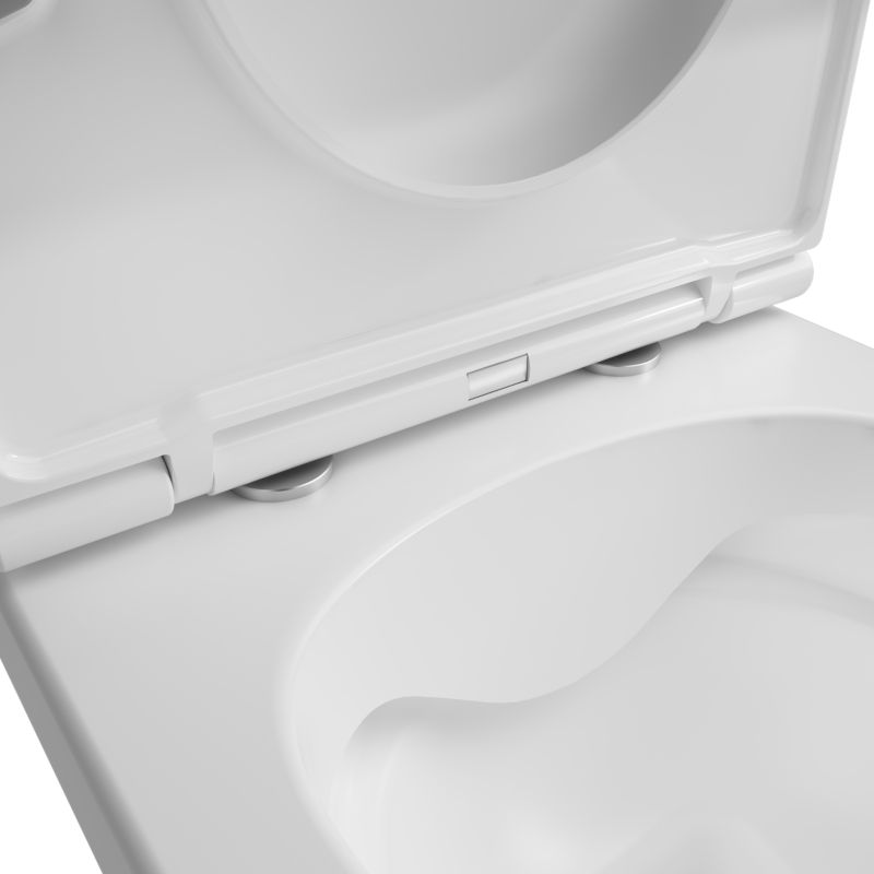 Miska WC wisząca GoodHome Cavally z deską wolnoopadającą biała