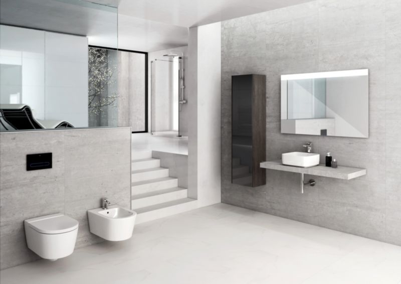 Miska WC wisząca Roca Inspira bezkołnierzowa biała